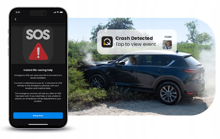 WIDEO REJESTRATOR KAMERA SAMOCHODOWA NEXTBASE iQ 1K SMART WIFI z SIM Kąt widzenia 140°