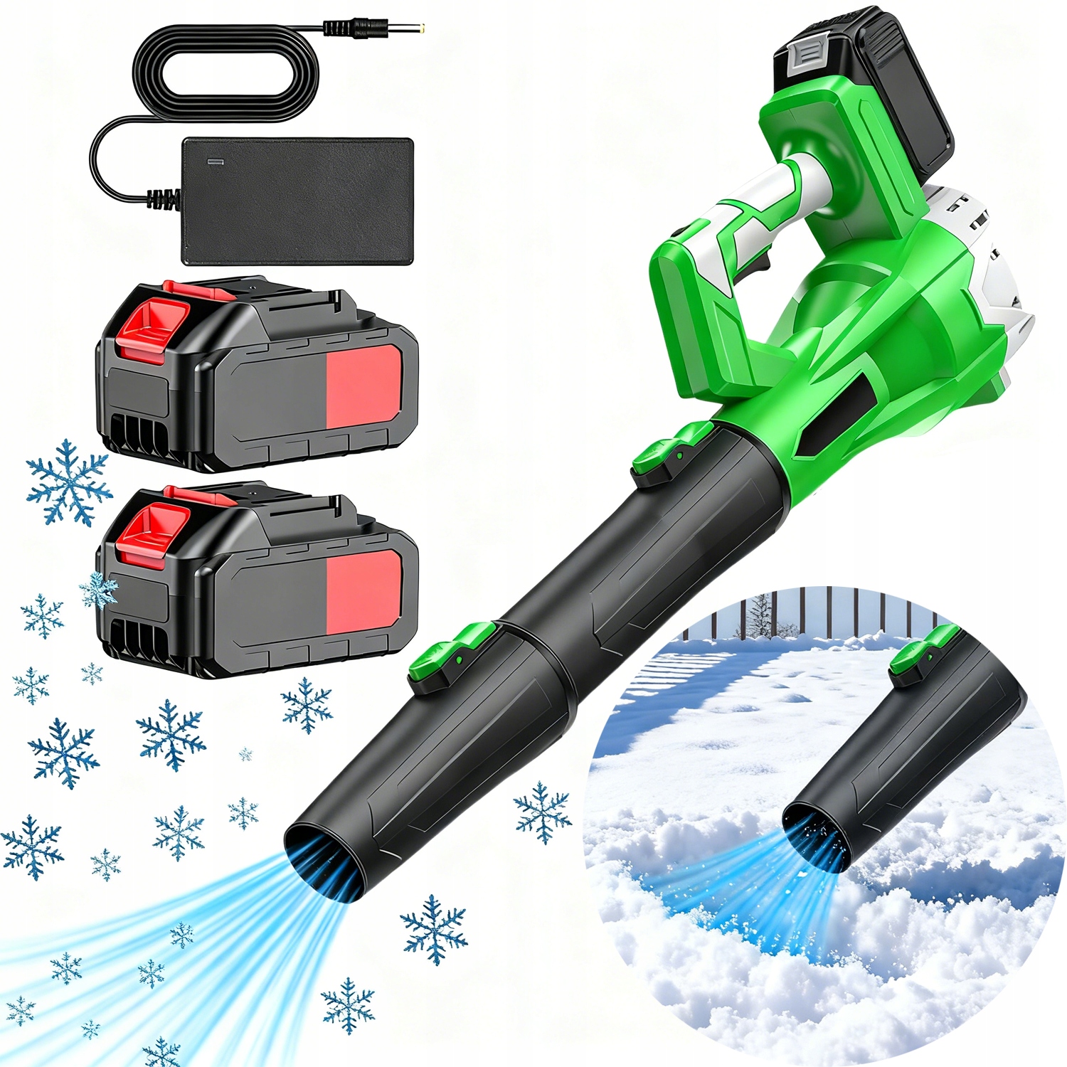 Silný Foukač Rychlé Přehrávání Příjezdové Cesty