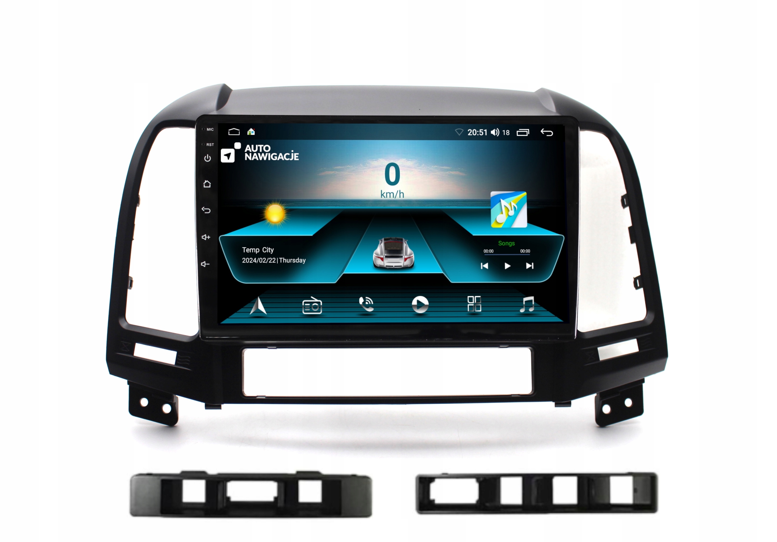 Gps Navigace Hyundai Santa Fe 2006-2012 Android 2/64 Gb