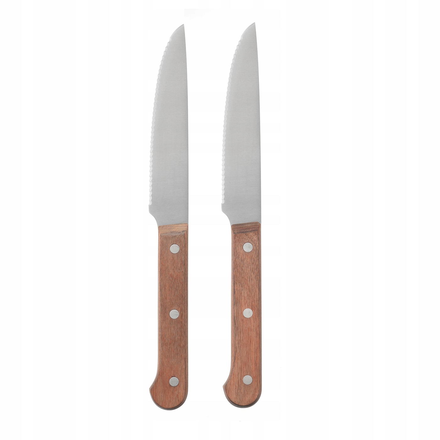 Nůž Lindrig 24 cm, zoubkovaný, tmavě hnědý, 2 kusy