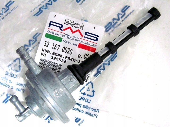 Rms Włoski Kranik paliwa Aprilia Piaggio Gilera Vespa Derbi