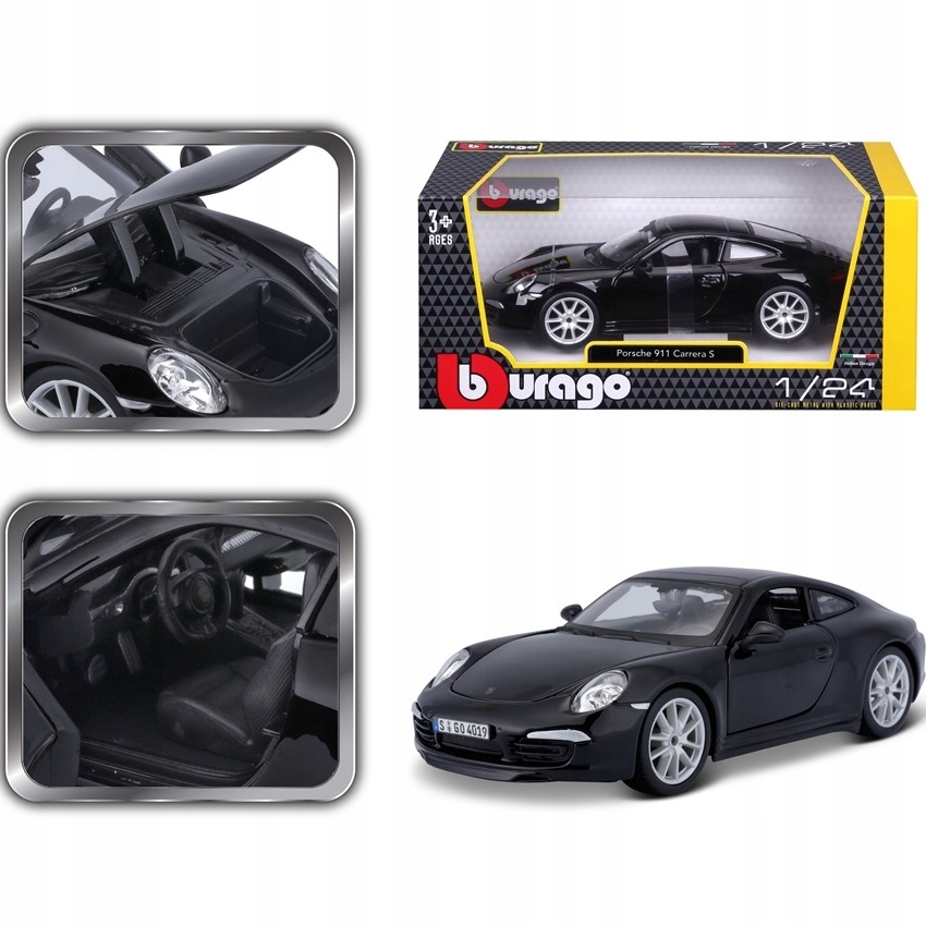 Porsche 911 Carrera S 1:24 model Bburago 18-21065 Skala 1:24