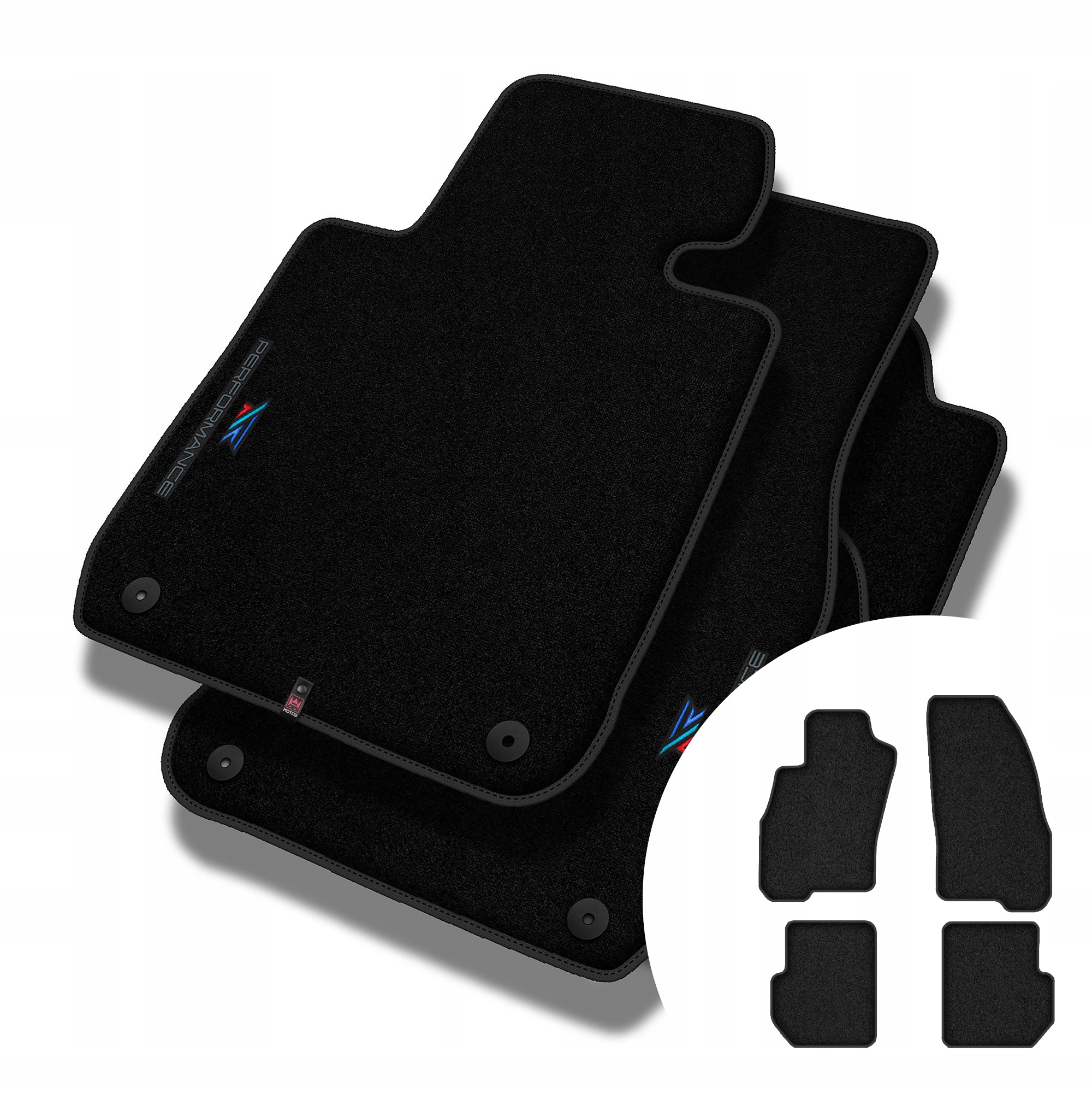 Velúrové koberčeky Performance Premium pre Fiat Punto Evo 2009-2012