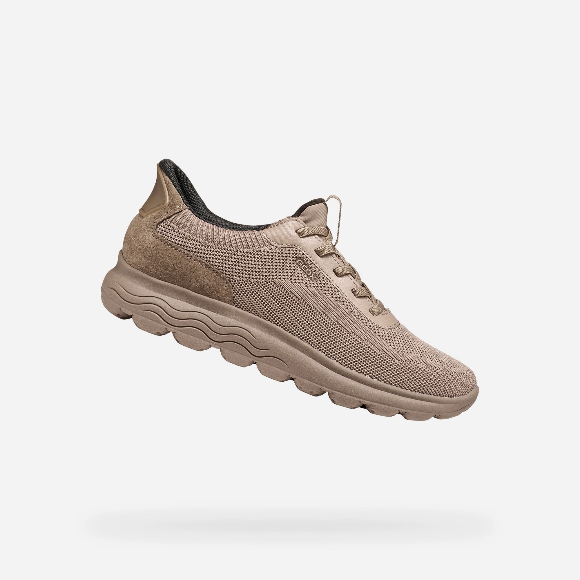 Geox Světle hnědé dámské tenisky Geox Spherica Plus