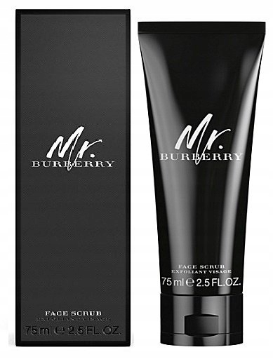Mr. Burberry Face Scrub Peeling na obličej pro muže 75 Ml