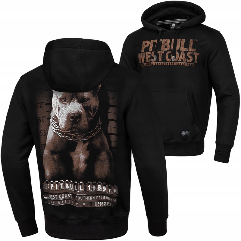 Pit Bull bluza Mugshot kaptur black od Ari roz S