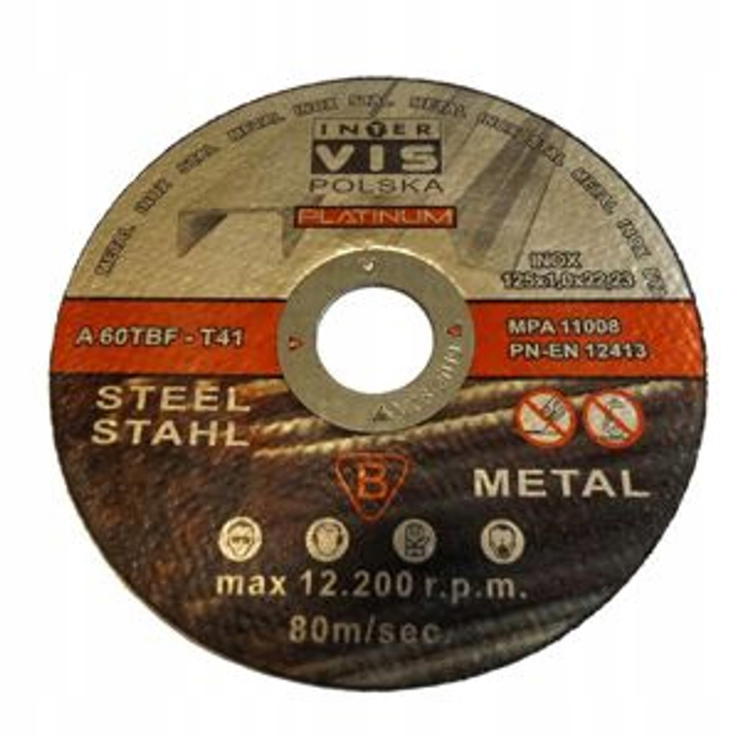 TARCZA TARCZE DO CIĘCIA METALU 125 /1 INTER-VIS PL