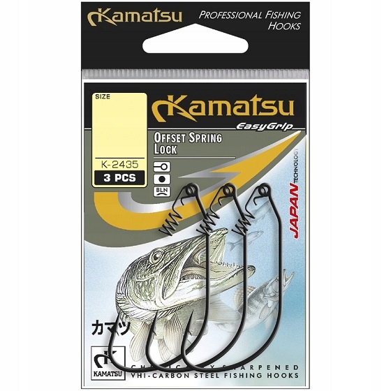 Haki Kamatsu Offset Spring Lock r.3/0 3szt.