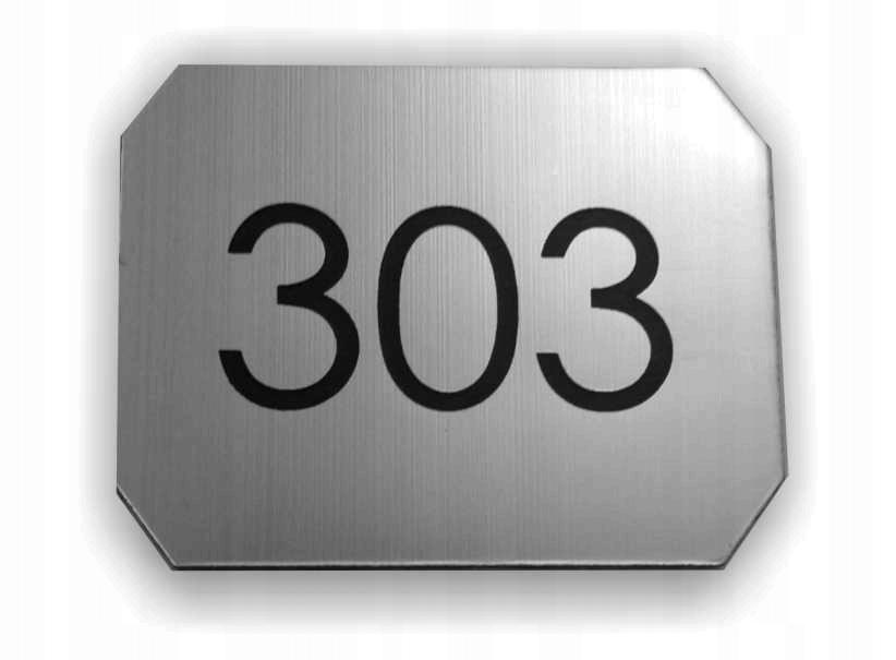 numer NUMEREK NA DRZWI hotel dom klub 70X55mm