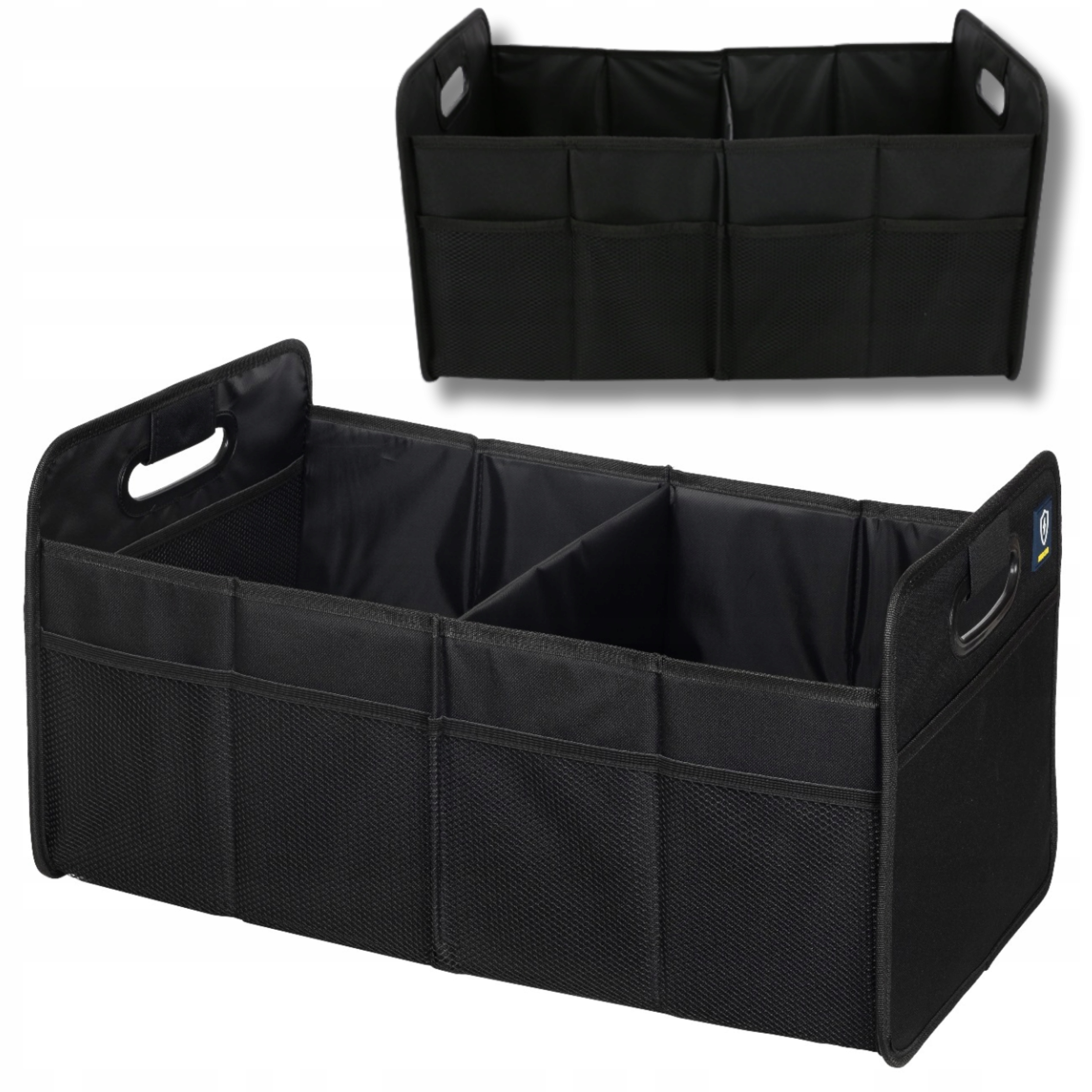 Organizer Do Bagażnika Składany Auta Czarny Pojemnik Duży 58x35x30cm 58 L