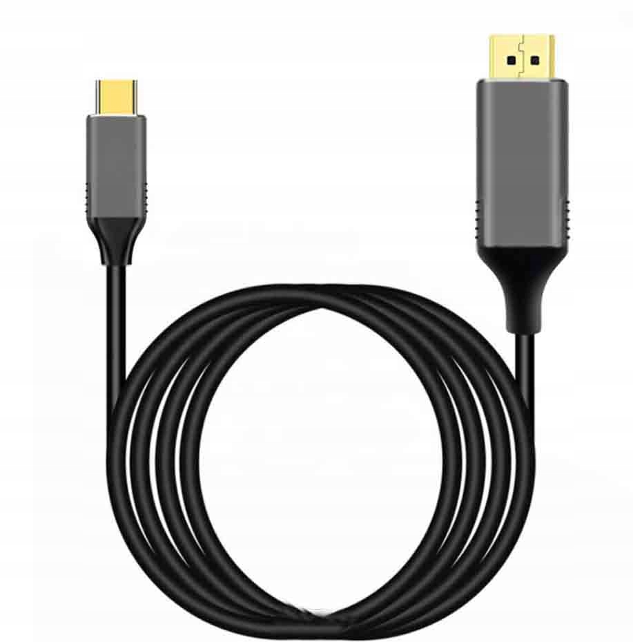 KABEL USB-C DisplayPort 4K 60Hz Mac MACBOOK TH 3.0 Długość kabla 1.8 m