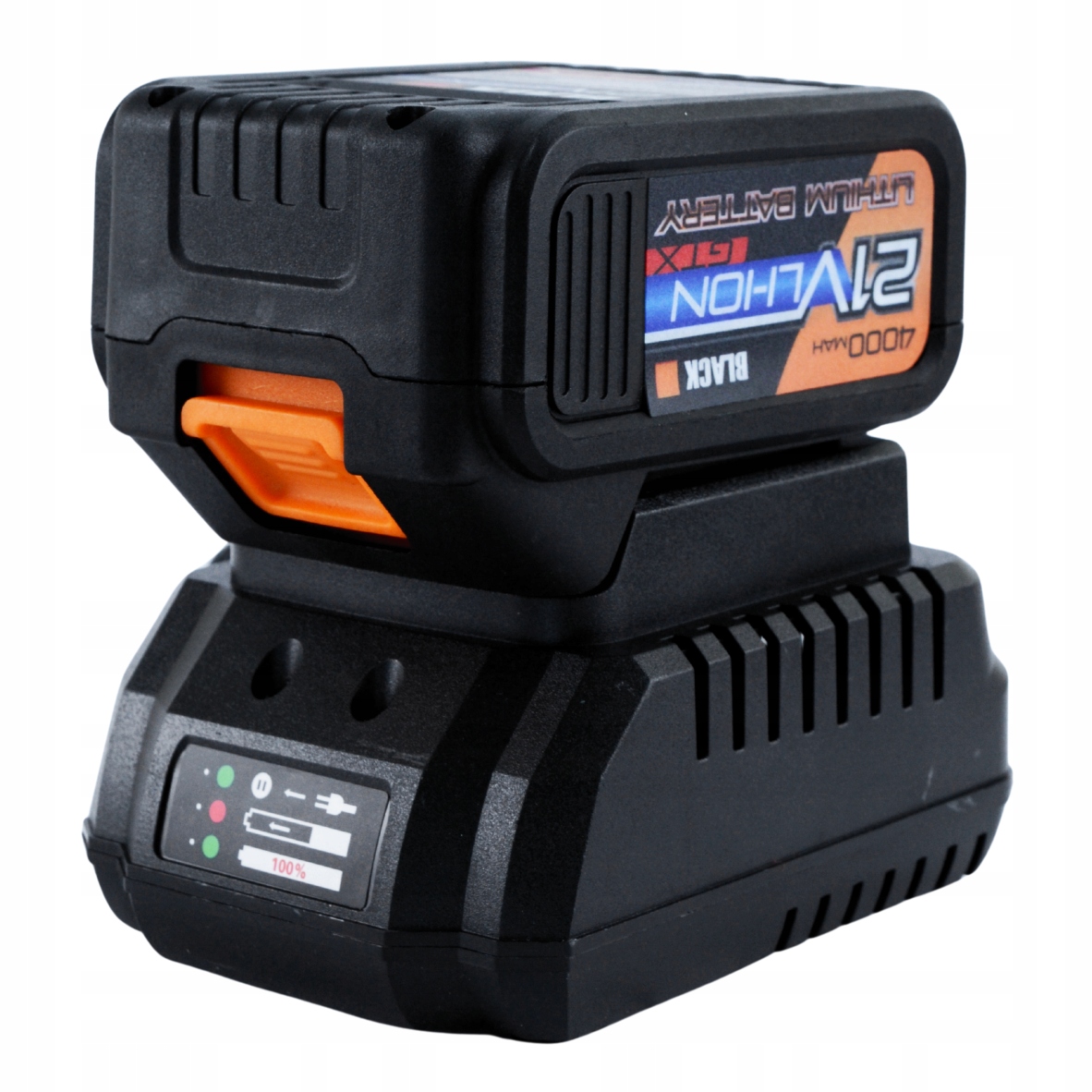 KLUCZ AKU UDAROWY 4 AH X2 BAT.BLACK DO KÓŁ 21V MOC Moc 1 W