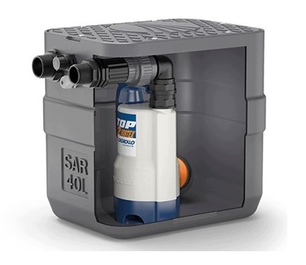 Sar 40L Top 2-VORTEX mała przepompownia Pedrollo