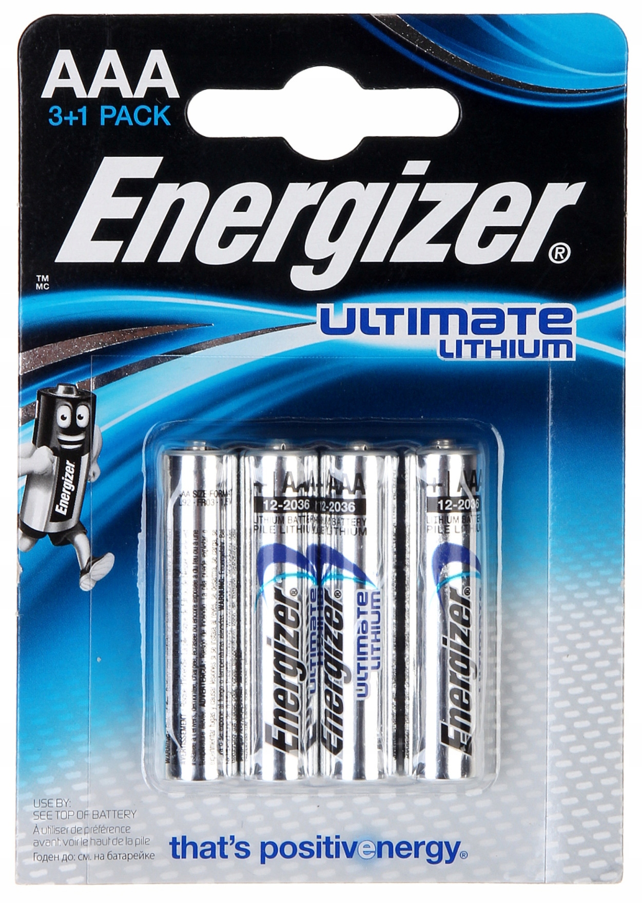 

Bateria litowa BAT-AAA-LITHIUM/E*P4 opak. 4 sztuki