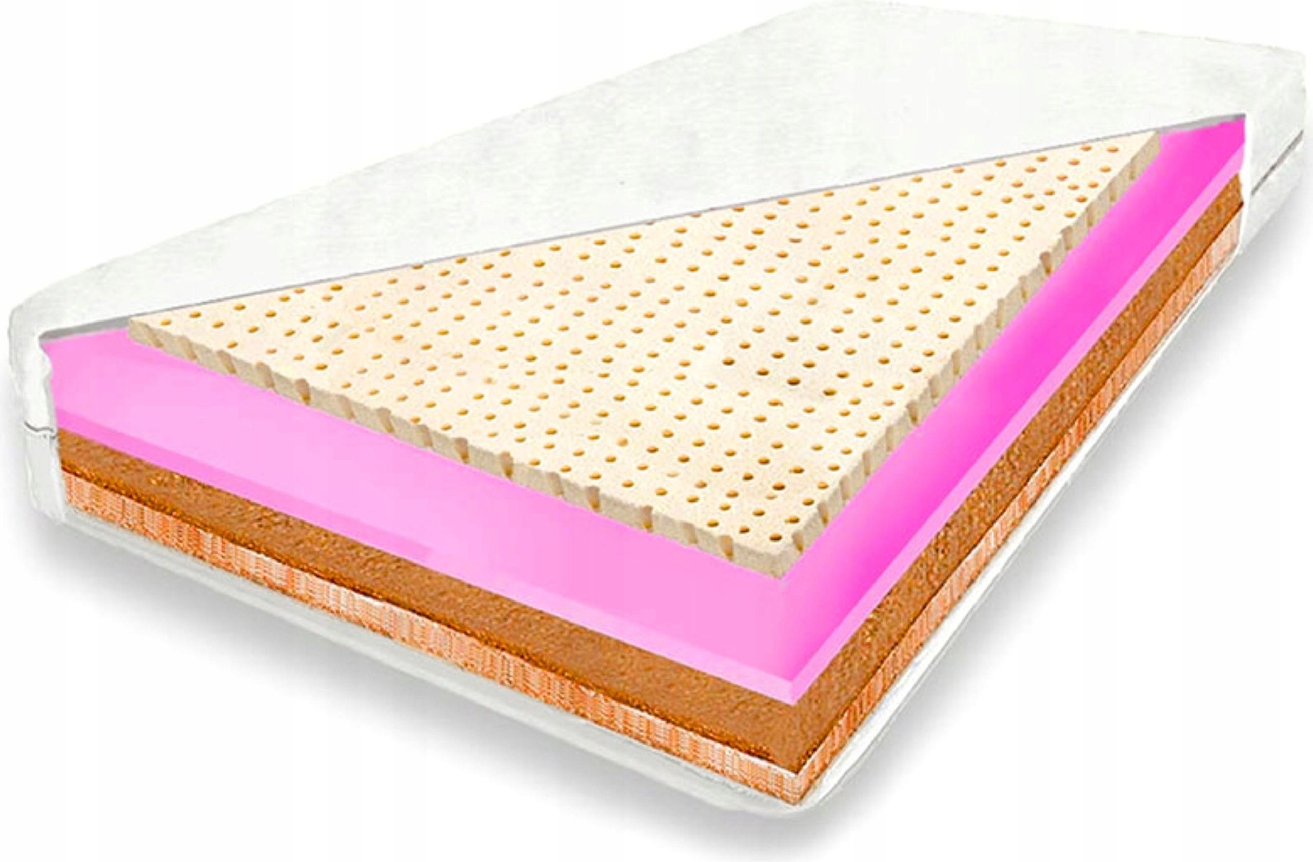 90x170 pohodlná matrace s latexem a kokosem 14 cm z protiplísňové pěny H