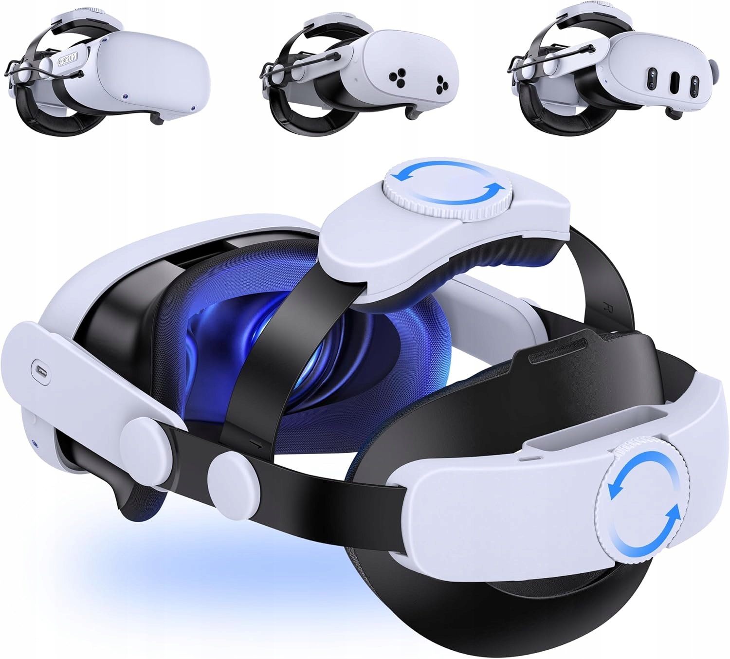 Pasek na głowę Meta Quest 3S/ 3/ 2 Vr Head Strap