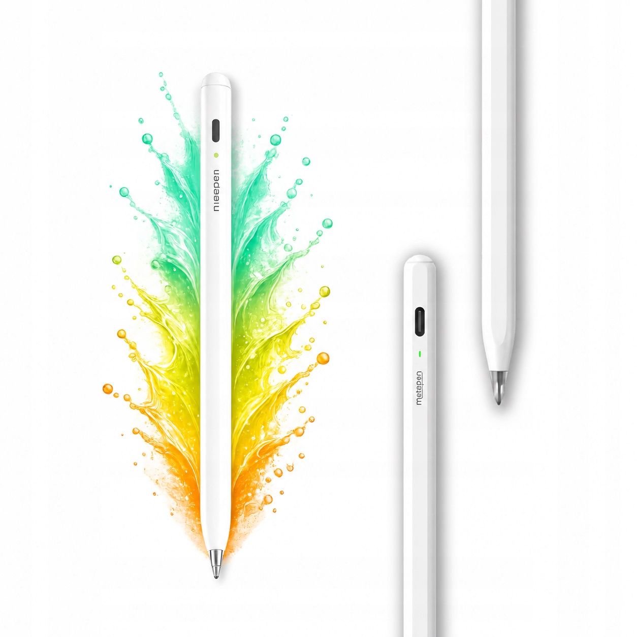 Dotykové Pero Metapen Pencil AIR8 Pro Ipad Bílý Usb-c Palm Rejection