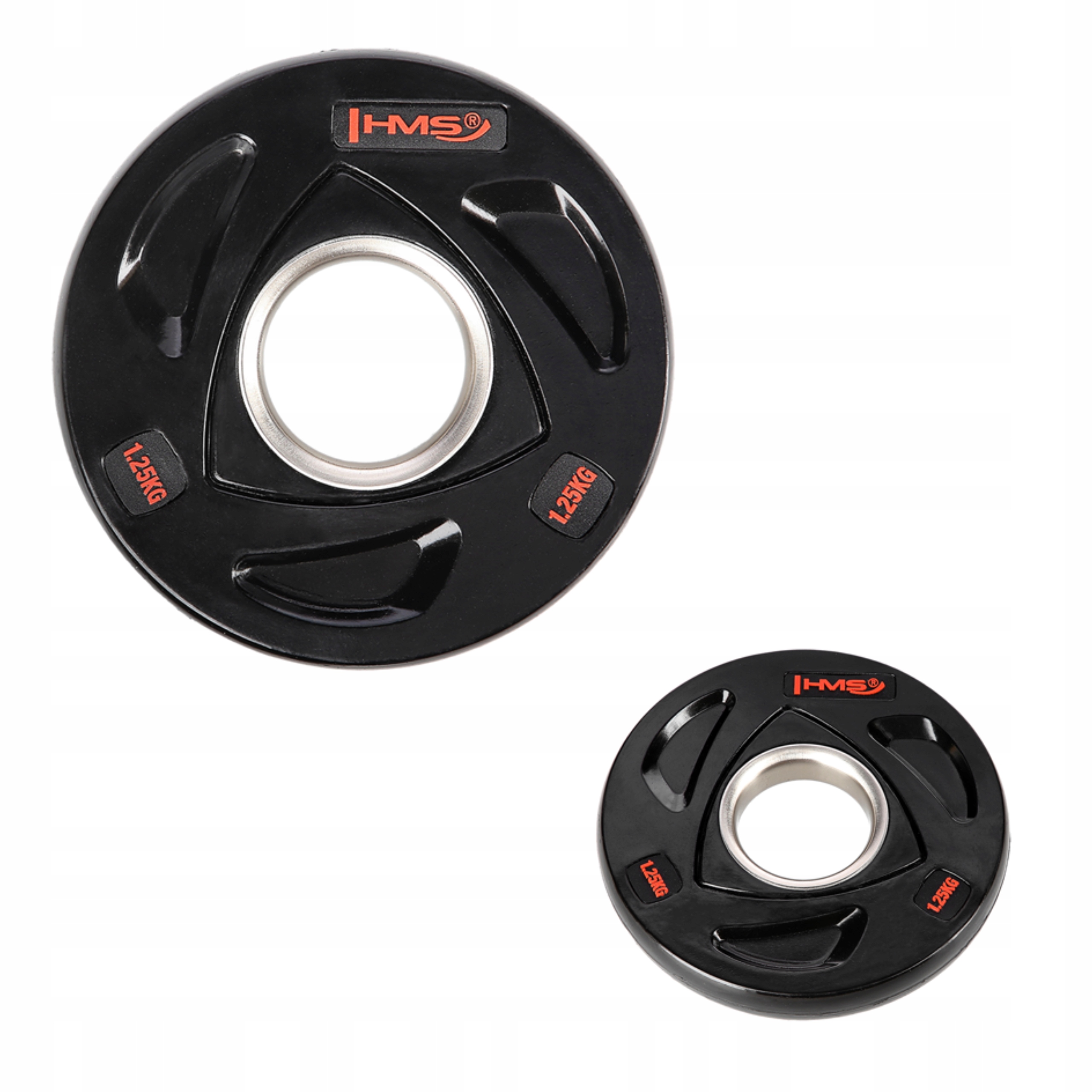Talerz obciążenie olimpijskie gumowane 1 x 1.25kg czarny Hms TOX01