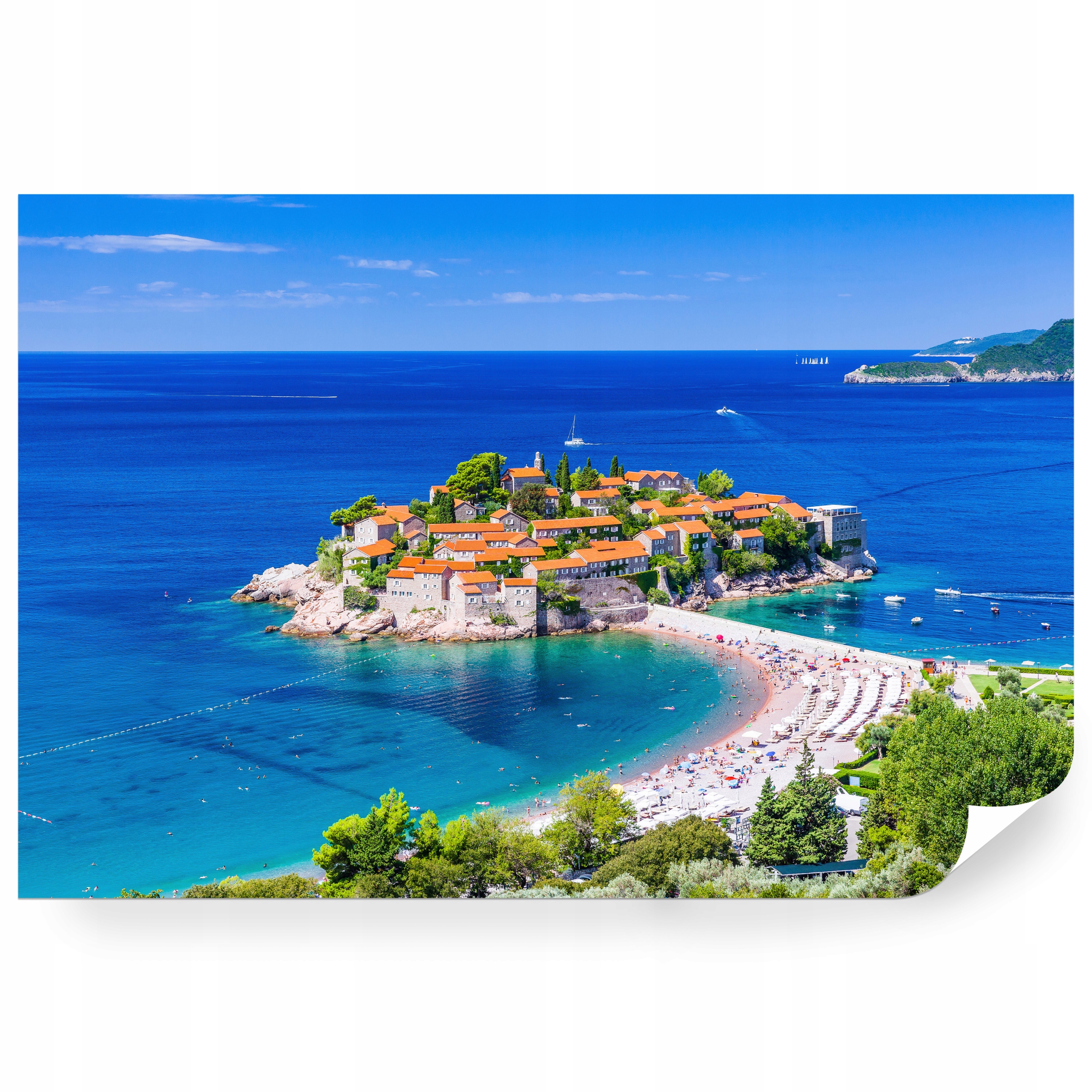 Samolepiaca fototapeta Sveti Stefan V Čiernohorí 400 x 280 cm