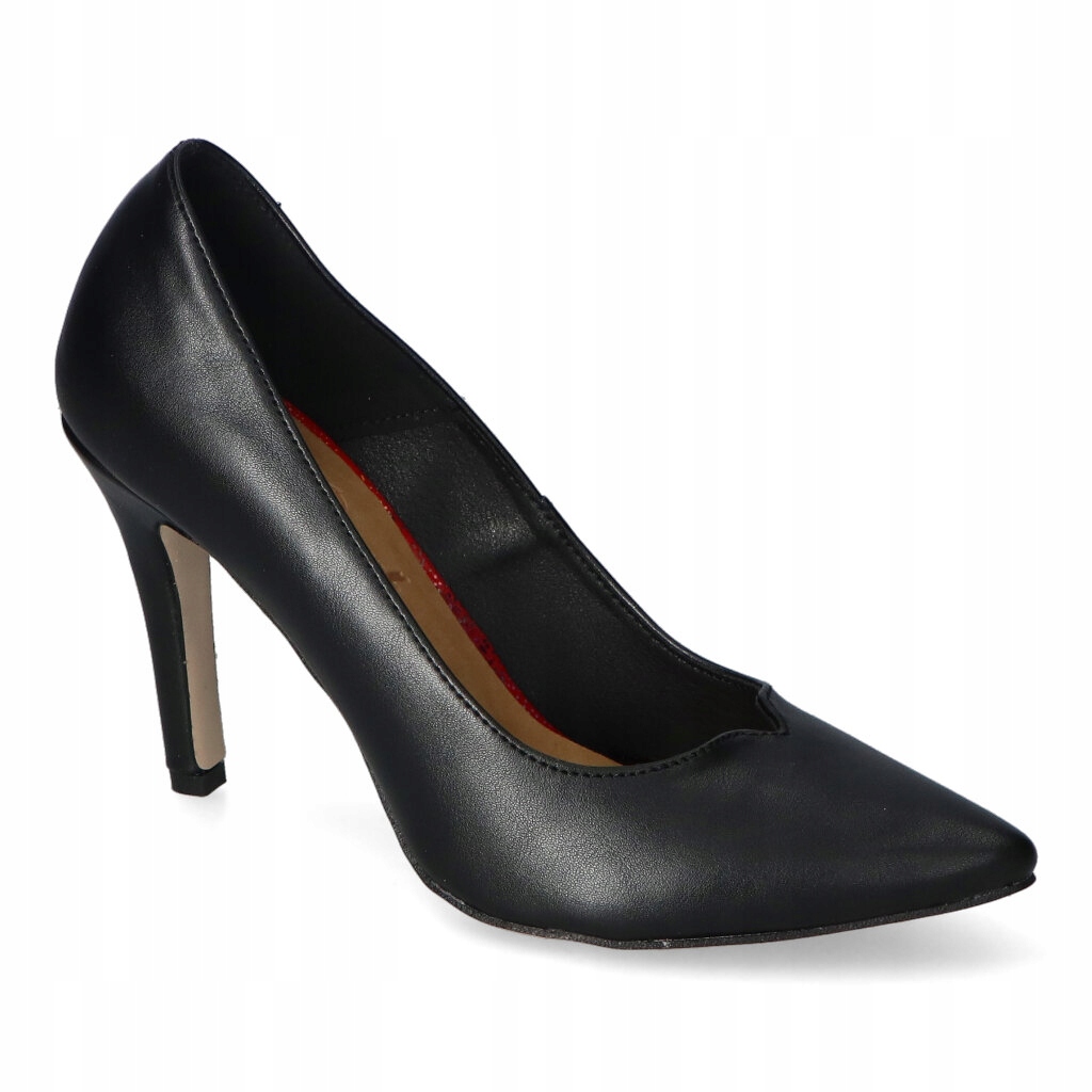 Dámské lodičky For-But Černé Matové Kožené 39