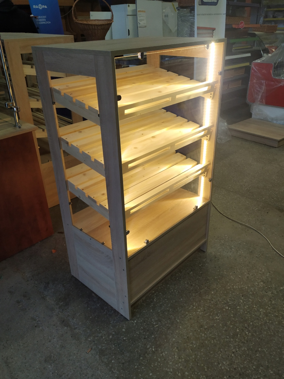 Gablota Cukiernicza Neutralna 80 cm LED Biała Marka inny