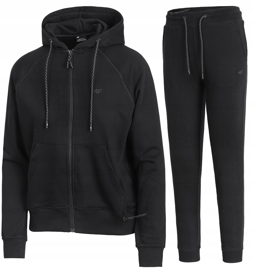 4F Damski Dres Bawełna Komplet Bluza Rozpinana Spodnie rozm M