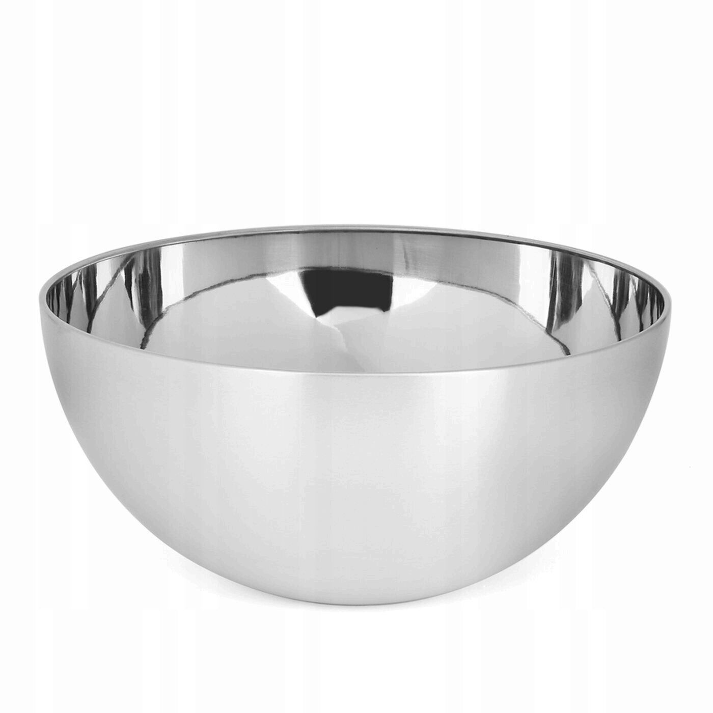 

Duża Miska Metalowa nierdzewna srebrna satyna 36cm