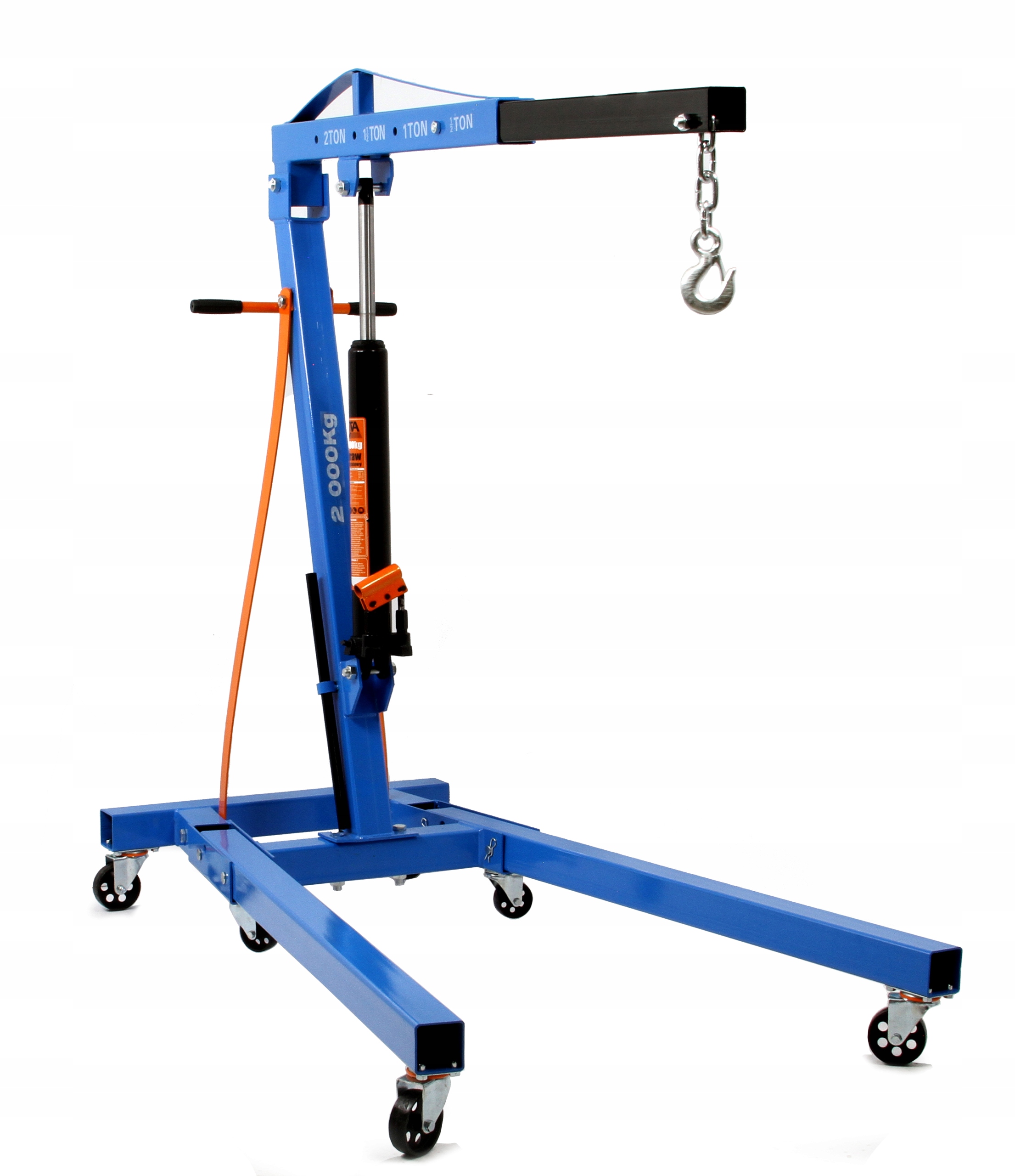 Żuraw Warsztatowy Dźwig Podnośnik do Silników 2T 2xPompa EAN (GTIN) 5901969101850