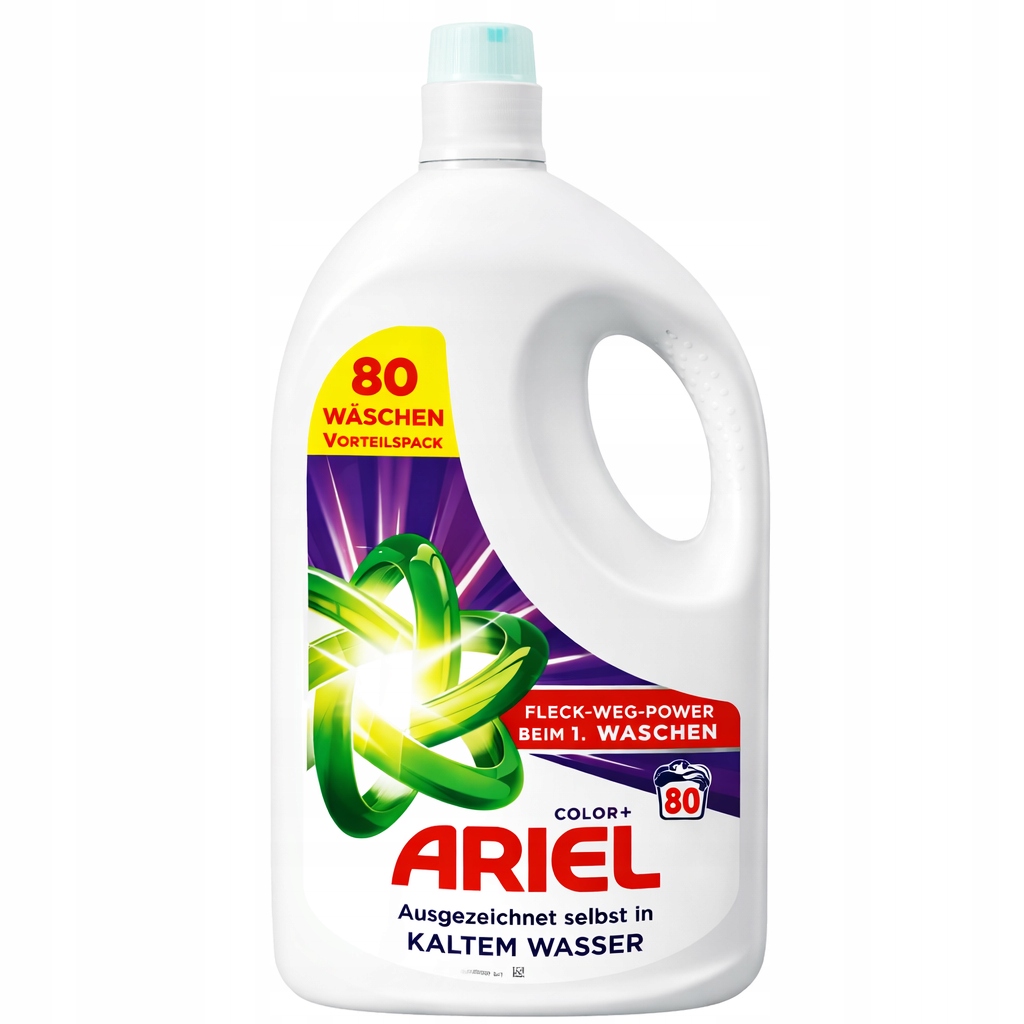 Ariel Color+ Tekutý Prací Prostředek Na Barevné Prádlo 80 Praní Účinný 3,6 L