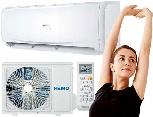 Klimatyzacja Ścienna Split Heiko Brisa 3,2kW 30m2