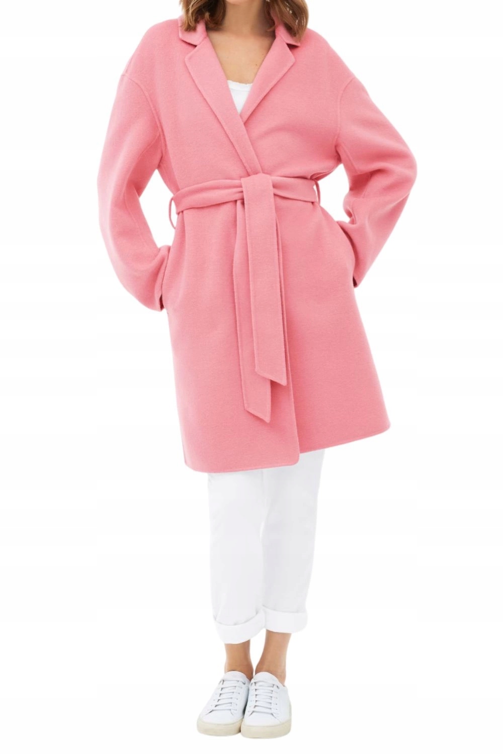 Dámská elegantní vlněná přechodová bunda Juvia růžová vel. M