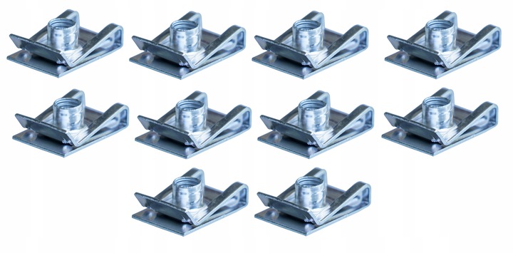 10x BLASZKA SPINKA MONTAŻOWA ŚRUBA M6 UNIWERSALNA