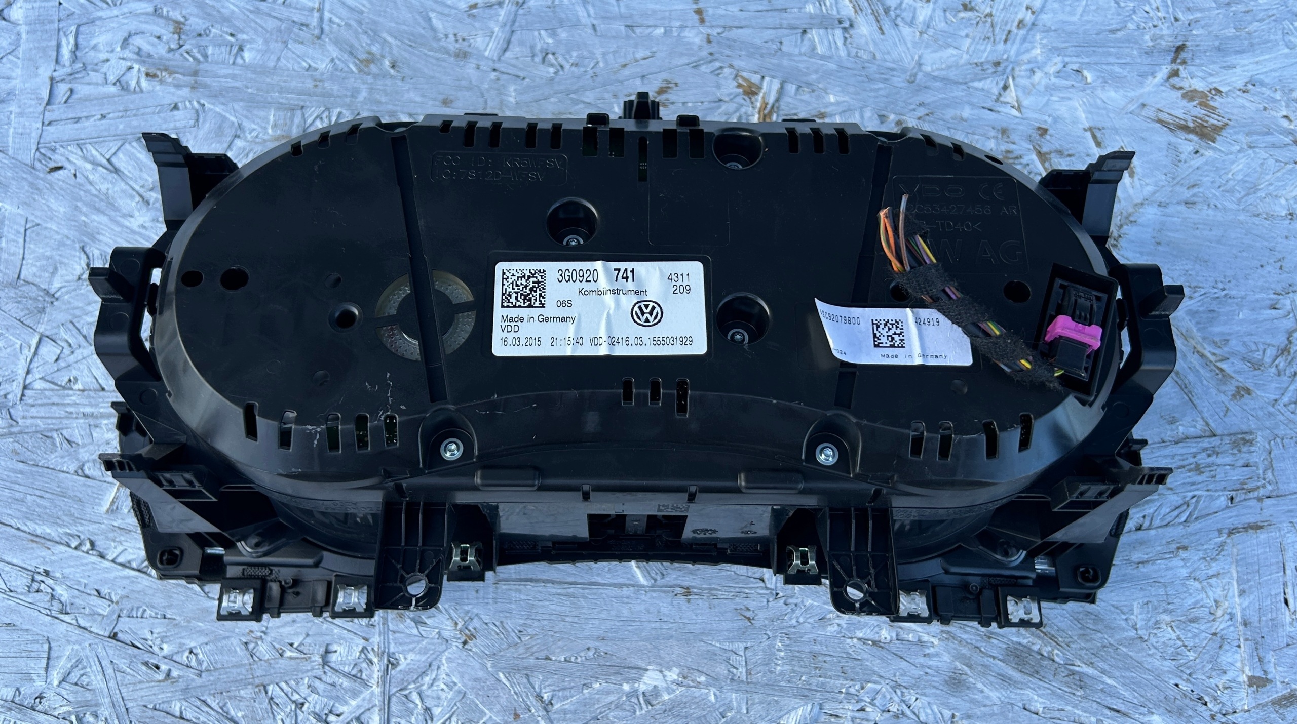 dials dials VW PASSAT B8 2.0 TDI 14- 3G0920741 EUROPA