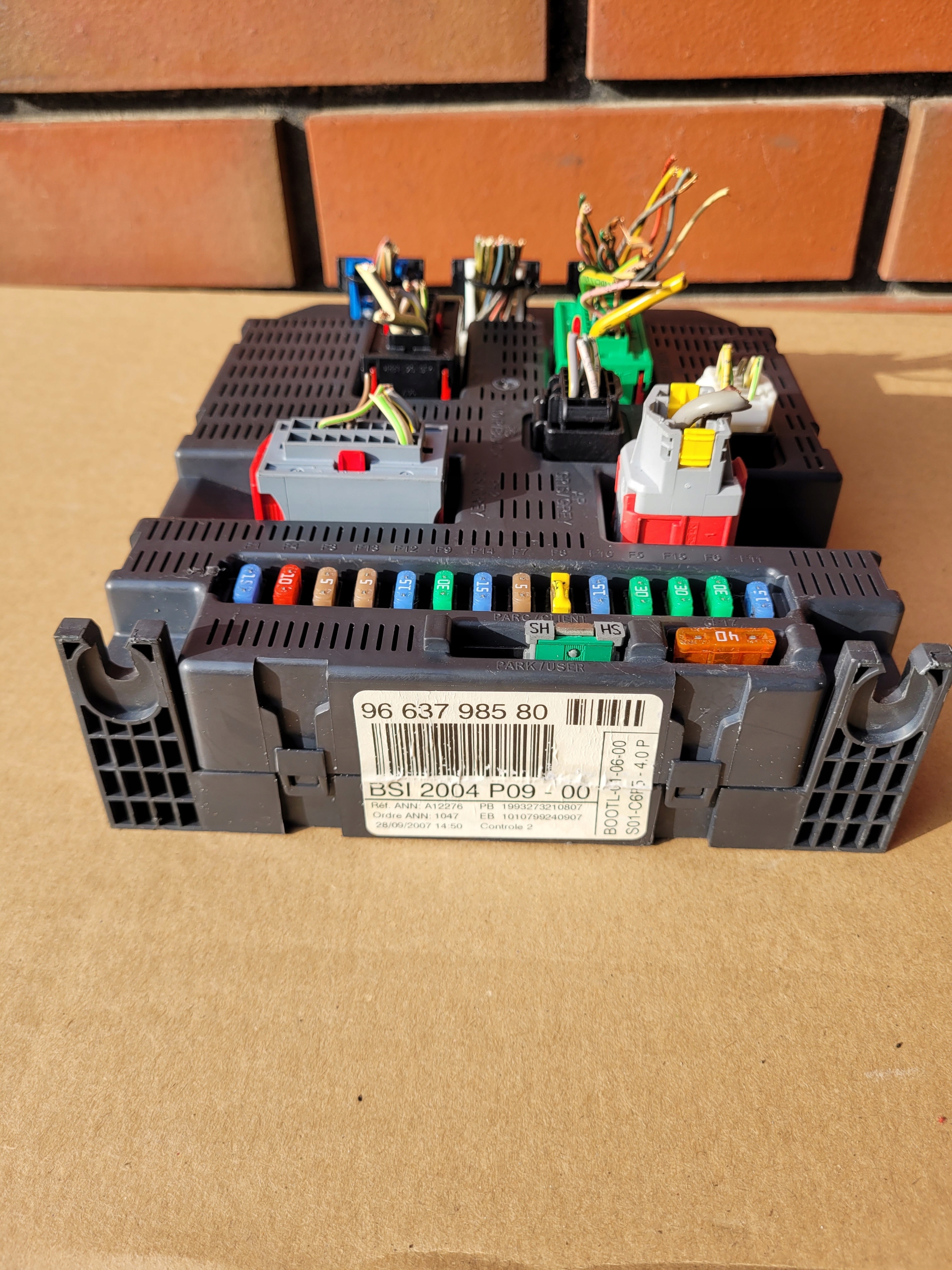 BSI 2004 P09-00 9663798580 CITROEN C4 I 1.6 HDI