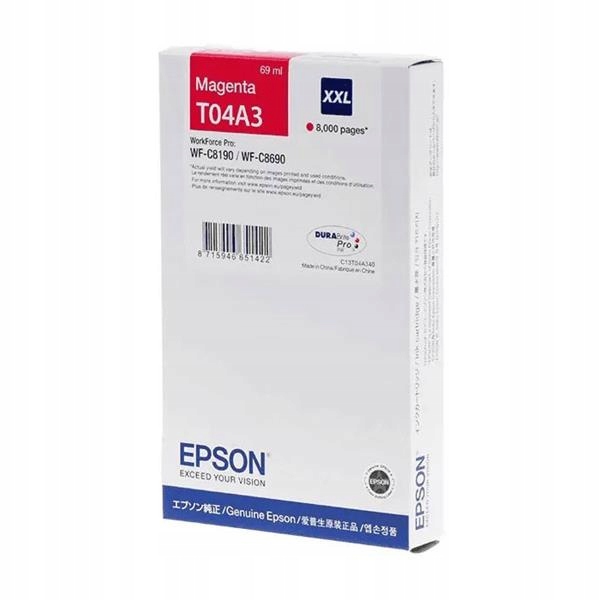 Originální inkoust Magenta Epson T04A3 (C13T04A34N)