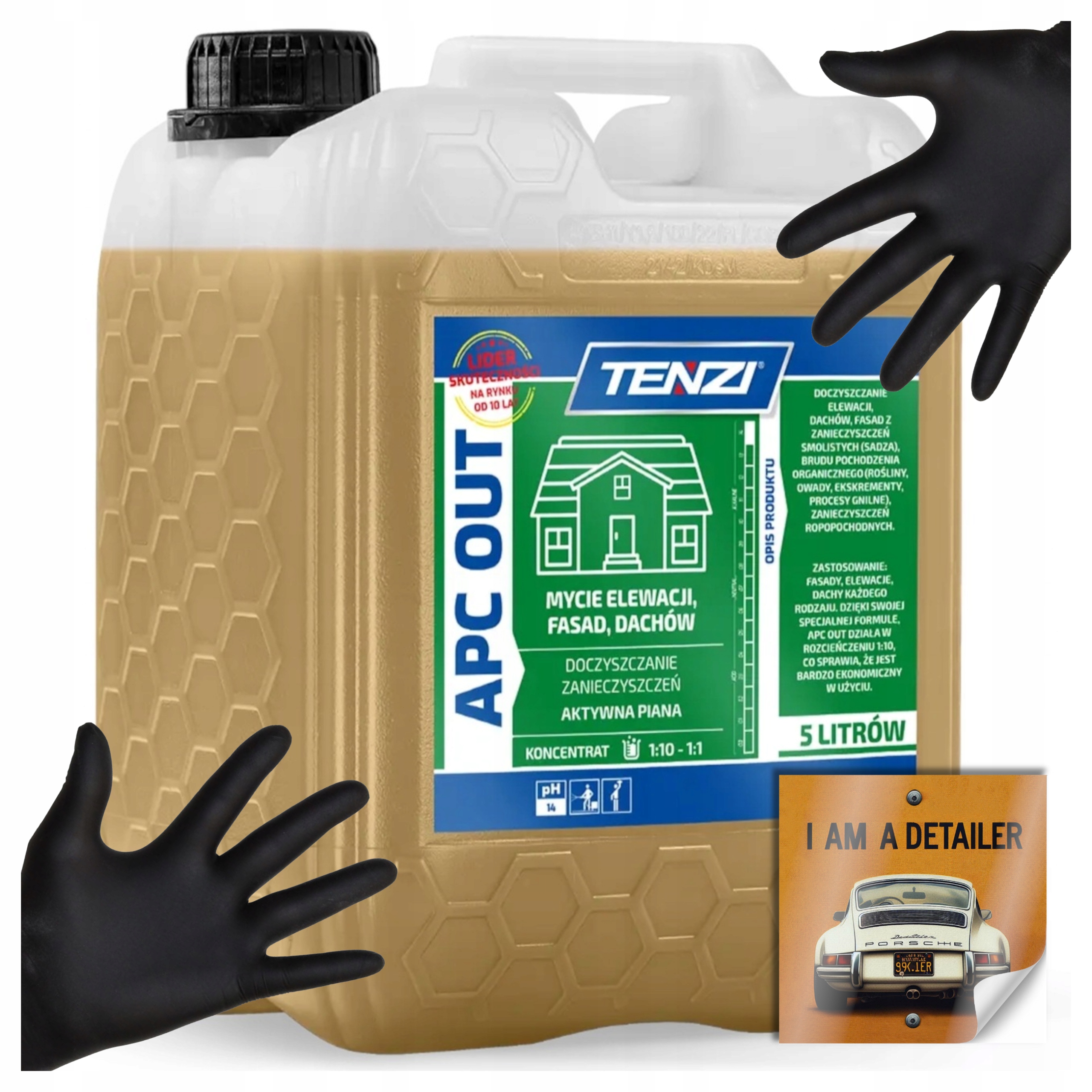 Levně Tenzi Apc Out 5L Zásaditý univerzální čisticí přípravek odstraňuje dehtový tuk