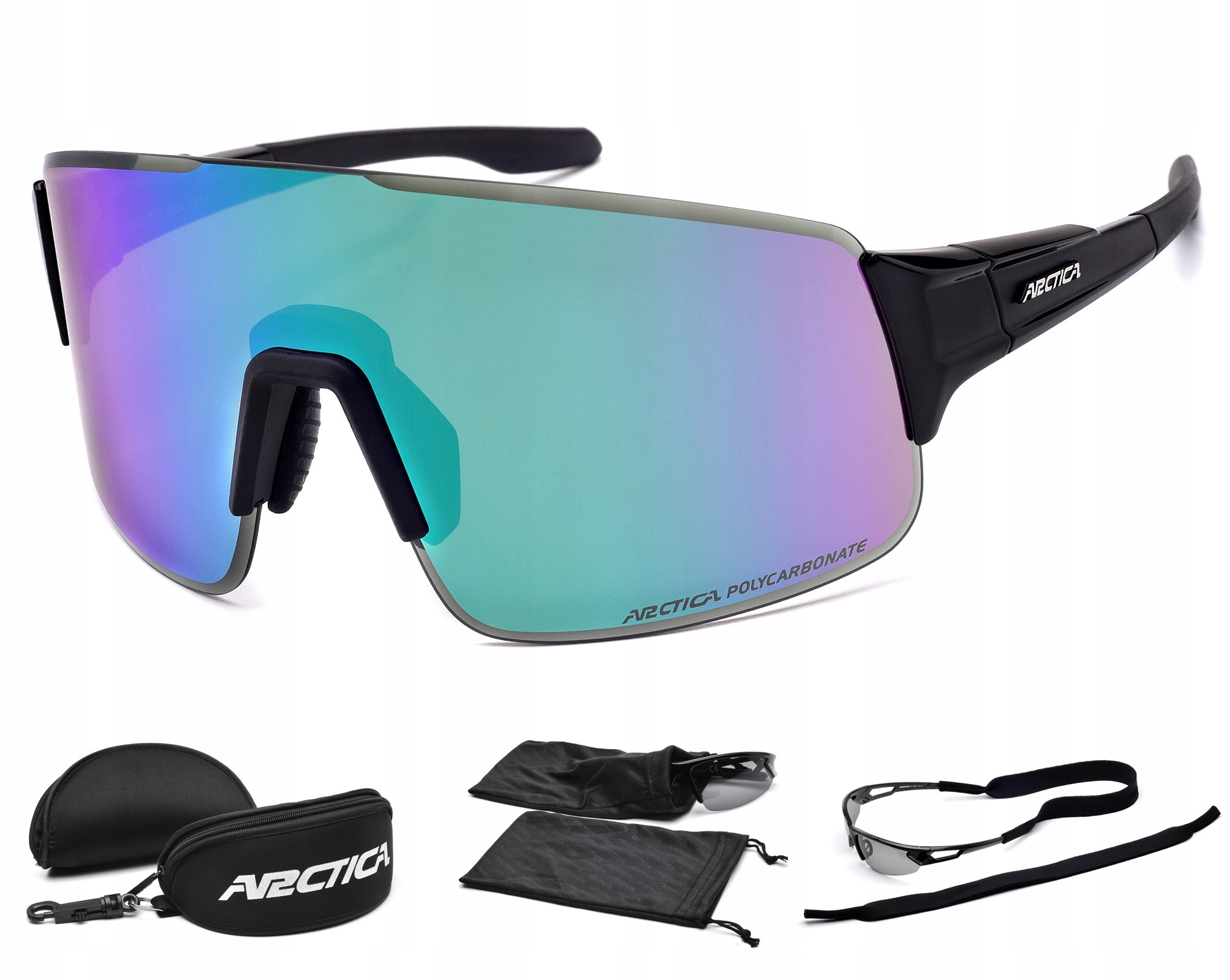 Cyklistické Brýle Arctica S-357A, Široké Zorné Pole, Zrcadlovky UV400