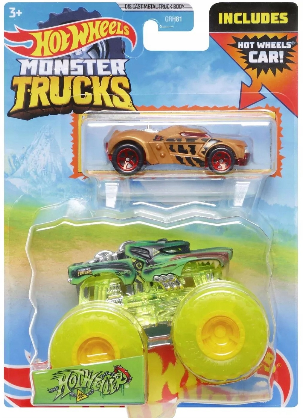 HOTWEILER Auta Hot Wheels Monster Trucks + Resorak