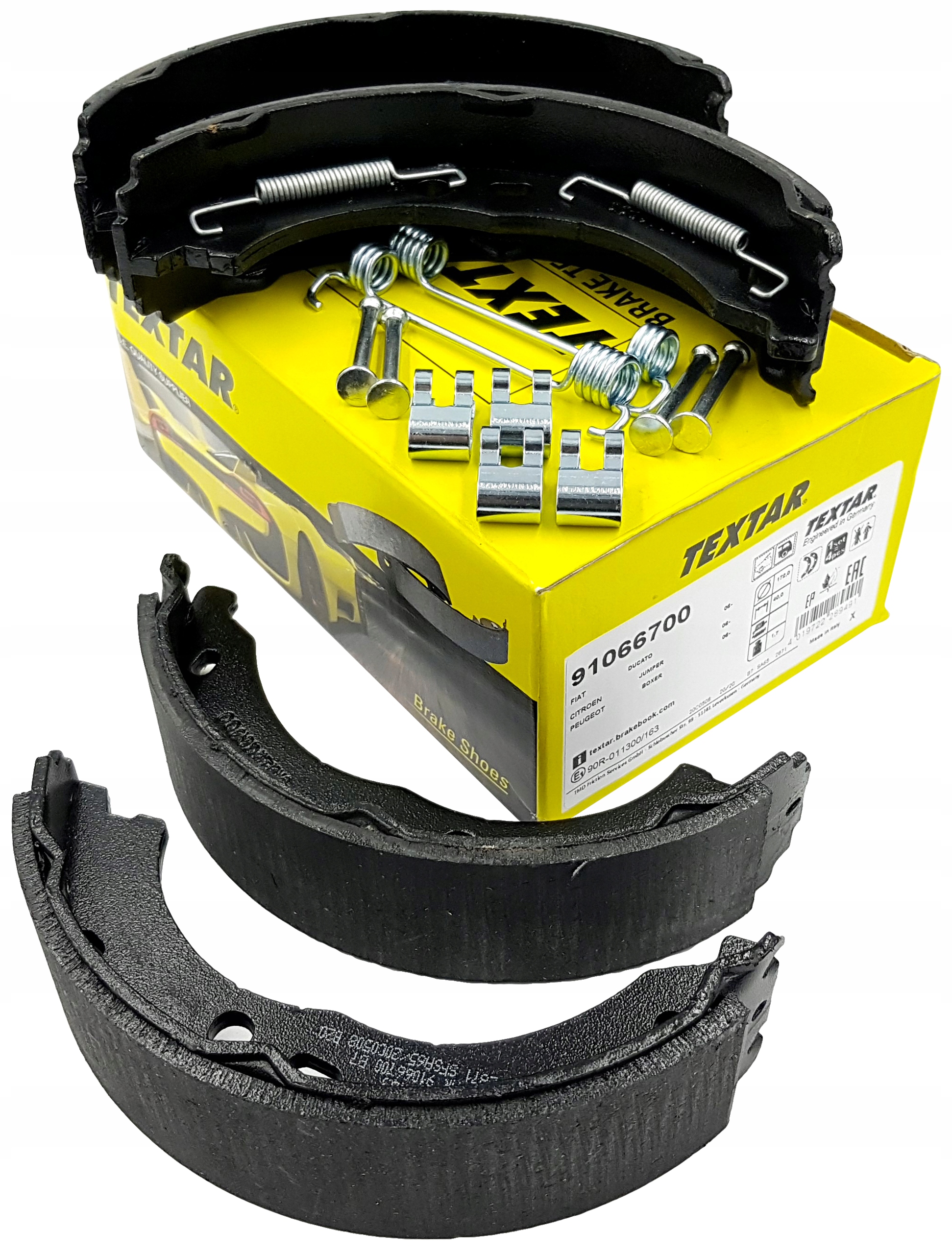 91066700 - КОМПЛЕКТ ТОРМОЗНЫХ КОЛОДОК TEXTAR ДЛЯ FIAT DUCATO 06-