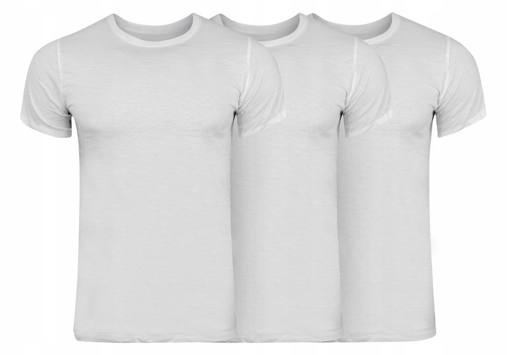 

Calvin Klein 3 Pary Koszulka T-shirt White r. M