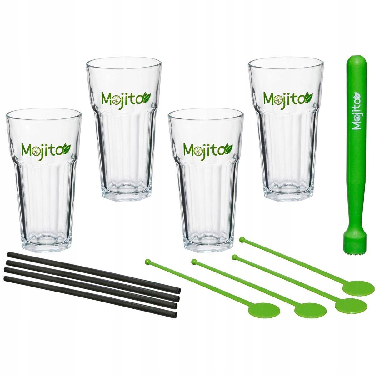 

Zestaw Do Mojito drinków szklanki tłuczek muddler
