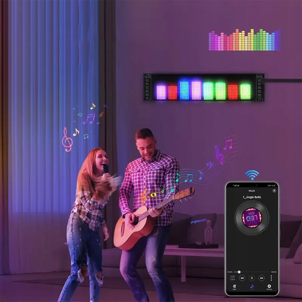 ELASTYCZNY EKRAN PANEL LED DIABELSKIE OKO ŚWIATŁO SAMOCHODOWA LAMPA 12*59CM Szerokość produktu 12 cm