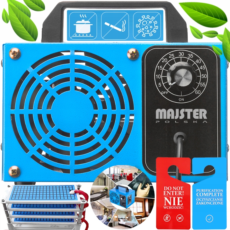 GENERATOR OZONU Ozonator Oczyszczacz do Powietrza 60 000 MG/H 140W Mocny