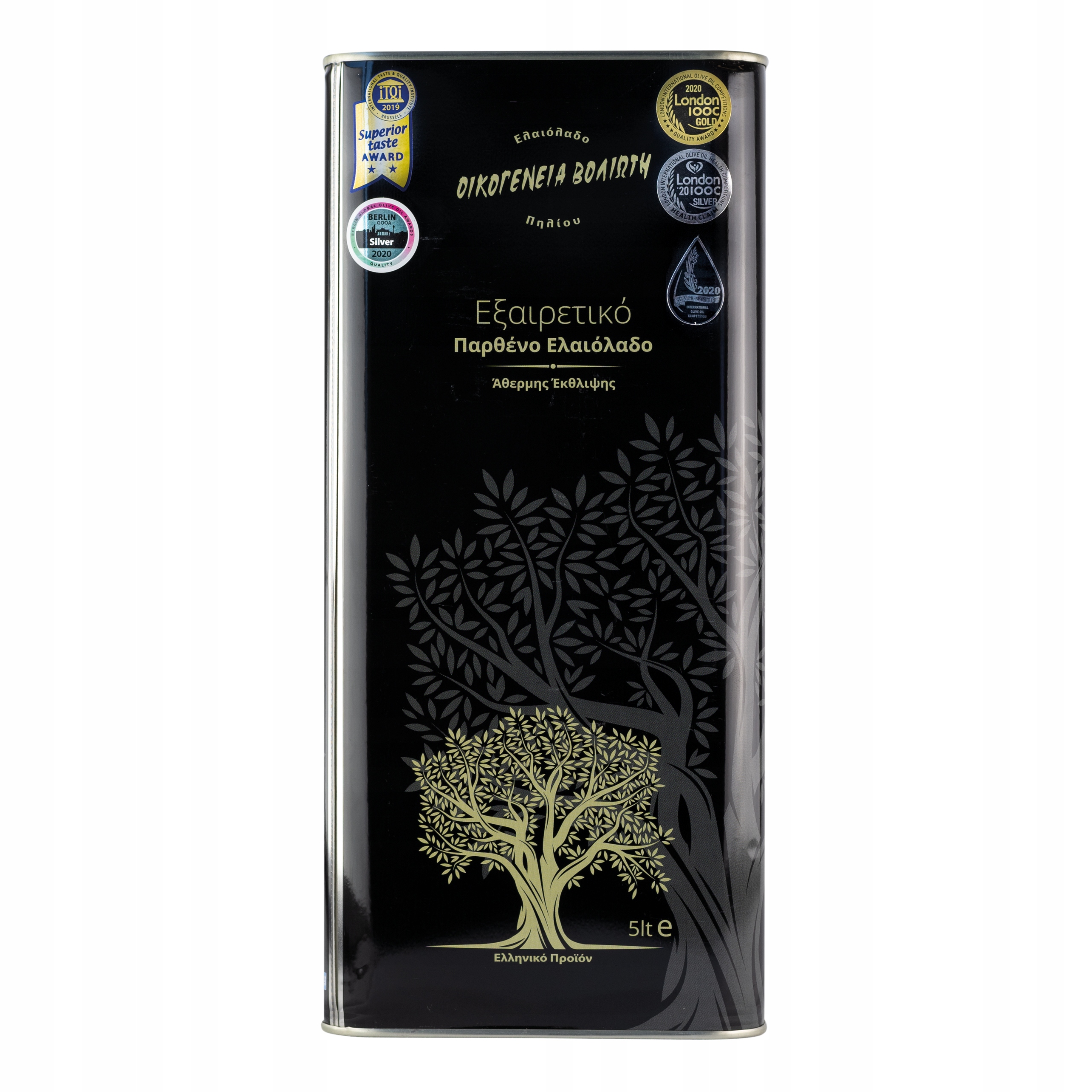 Levně Extra panenský olivový olej 5 l Řecký Originál na smažení Voliotis Family