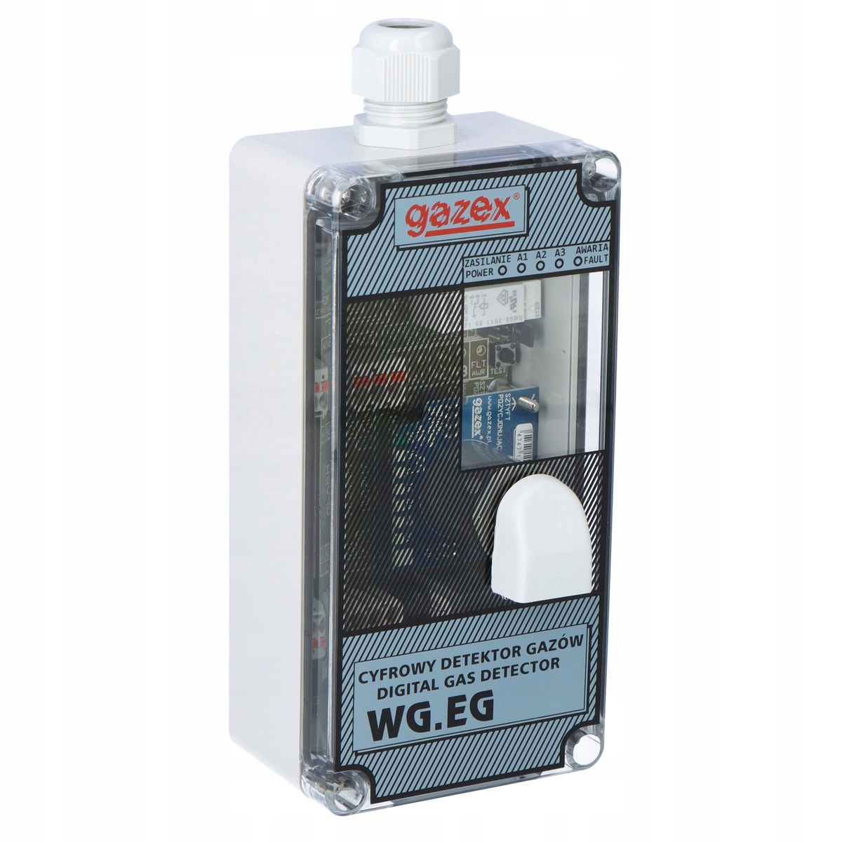 Detektor oxidu uhelnatého WG-22 230V Co, 30/60/150ppm (s15), senzor p-p, napájení