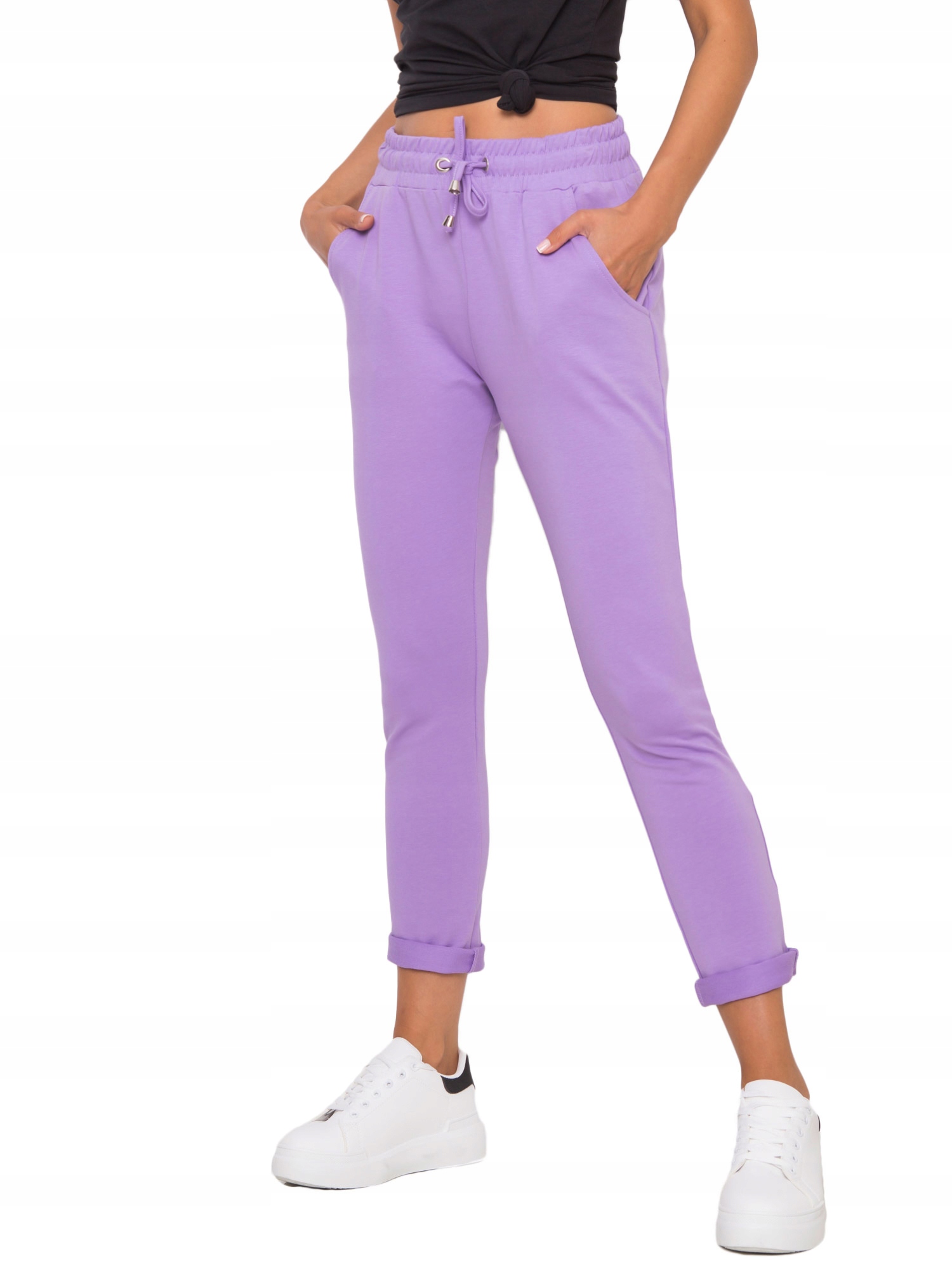 

Bawełniane Spodnie dresowe damskie Dresy - Xs