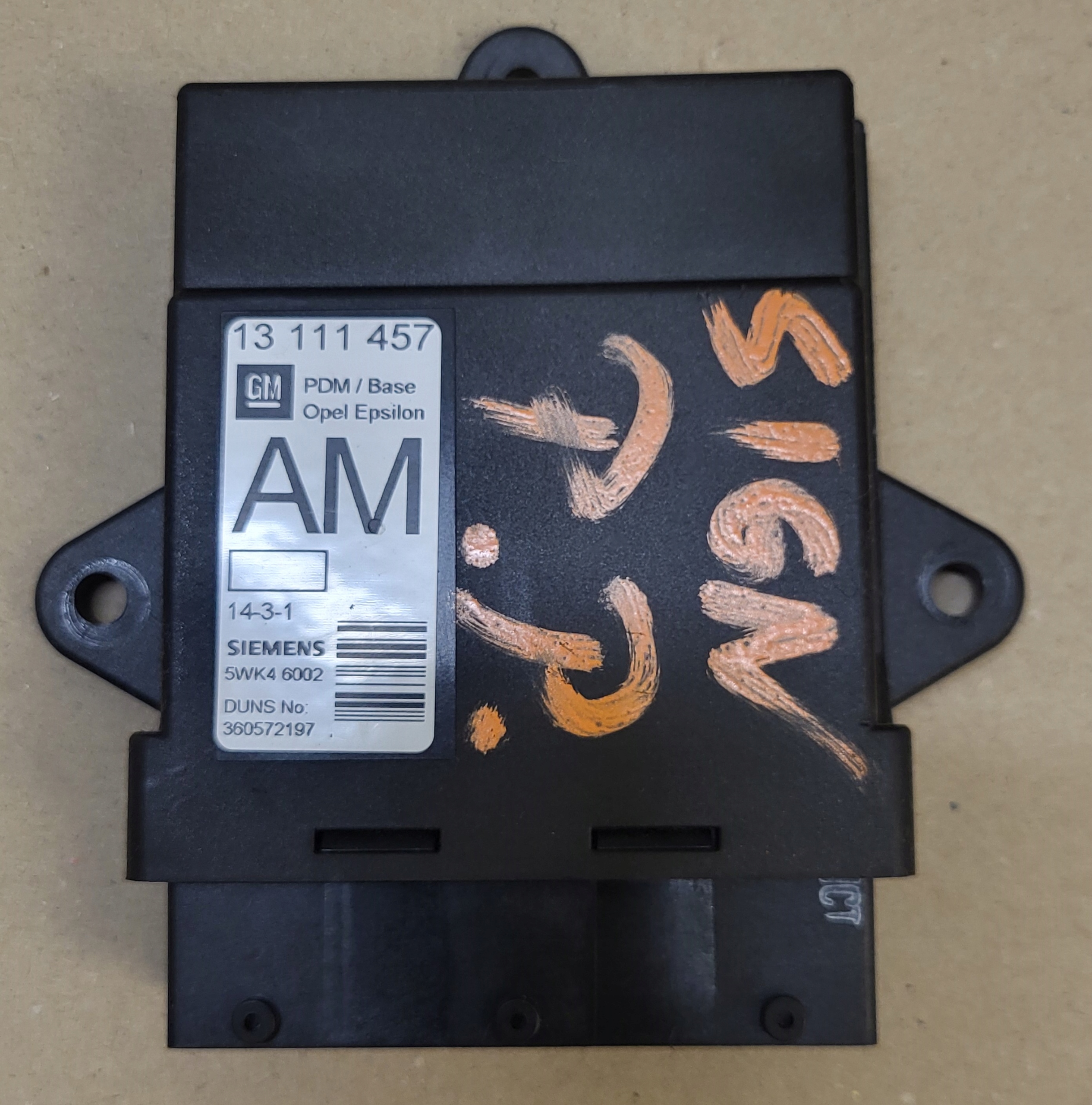 module control unit Z door right front OPEL SIGNUM VECTRA C OE EU