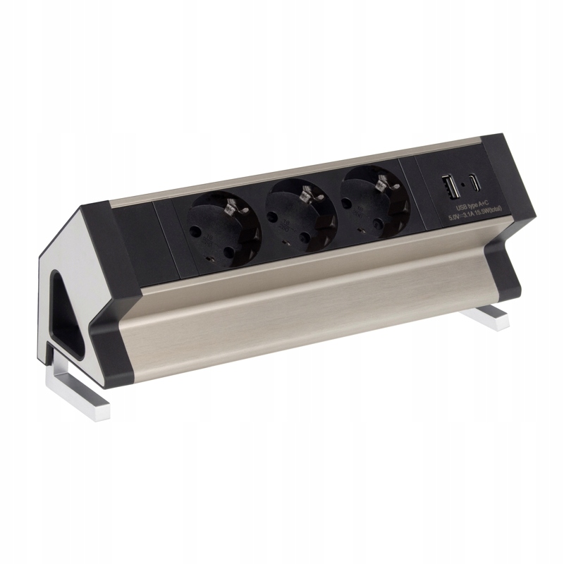 

Listwa Przedłużacz Biurkowy 3xGNIAZDO +2xUSB