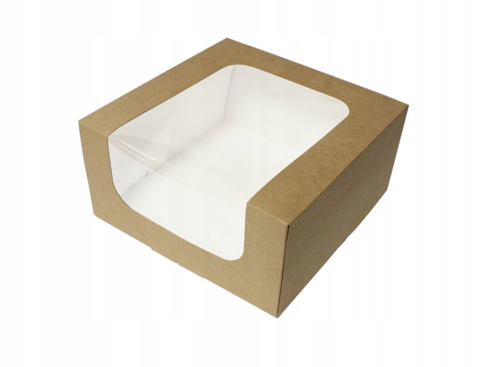 

Opakowanie 22x22x11 cm Kraft z oknem