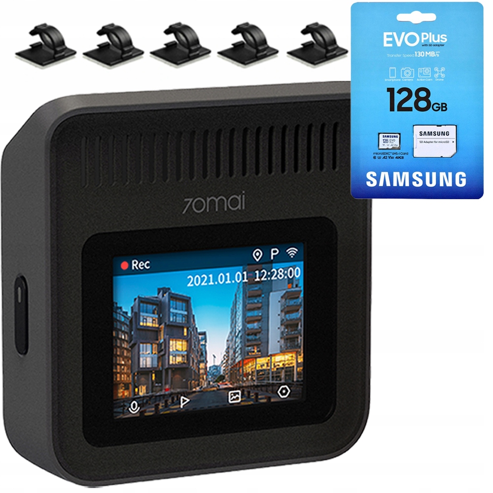 Kamera samochodowa 70mai A400 145° język PL 128GB